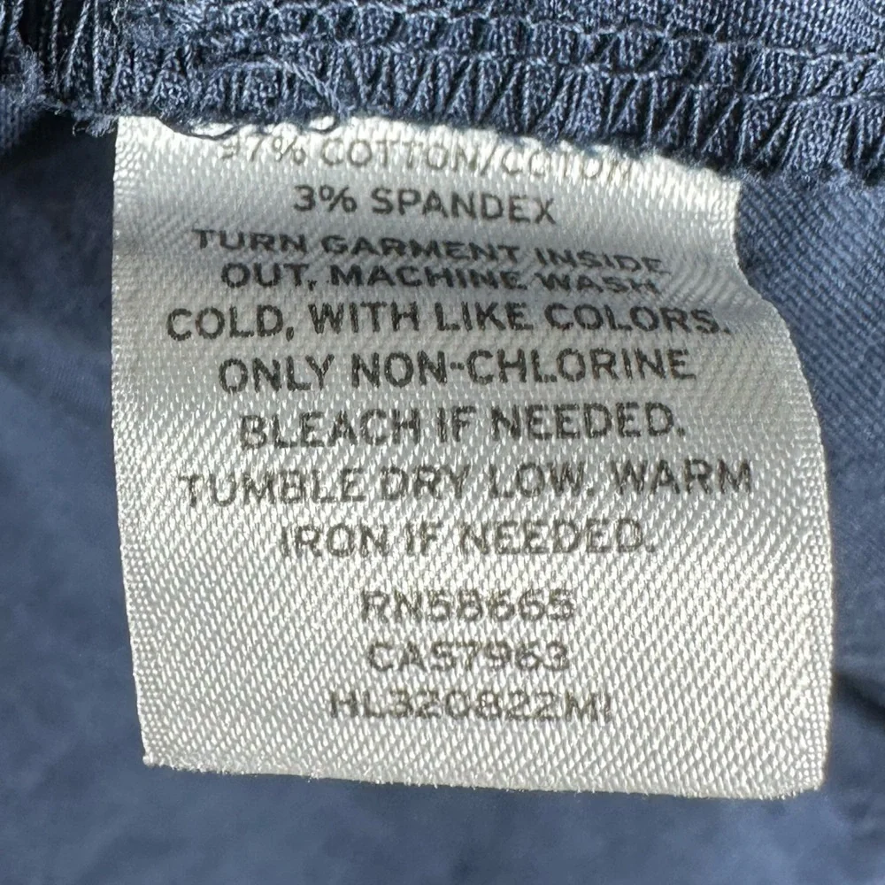 Hinge Navy Blue Cotton Utility Field Jacket Military Style Small HL320822MI‎
